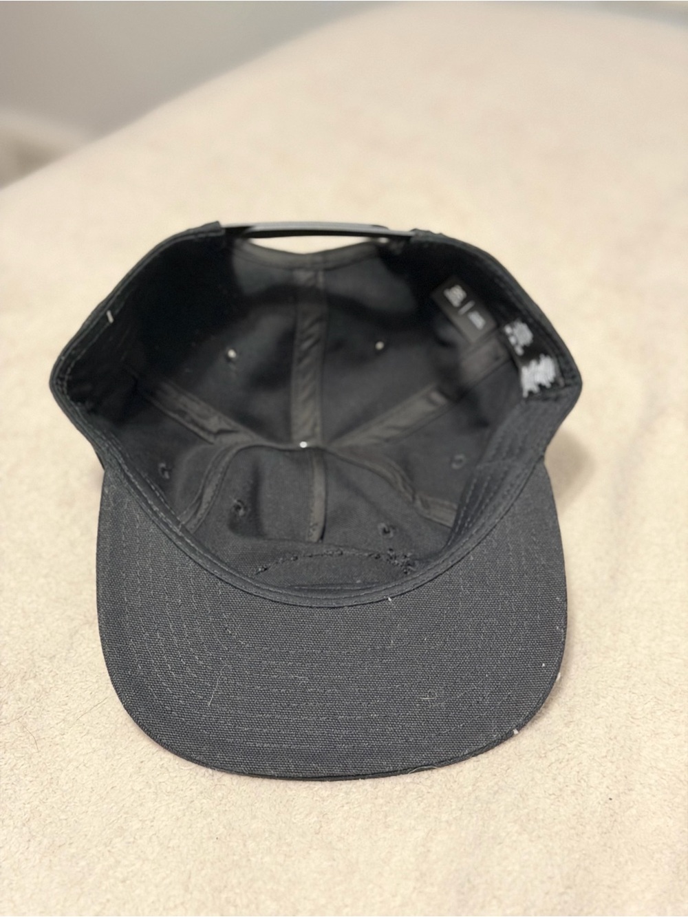 ASOS Black Cap with Silver Rope-Trim Patch - Picture 4 of 5